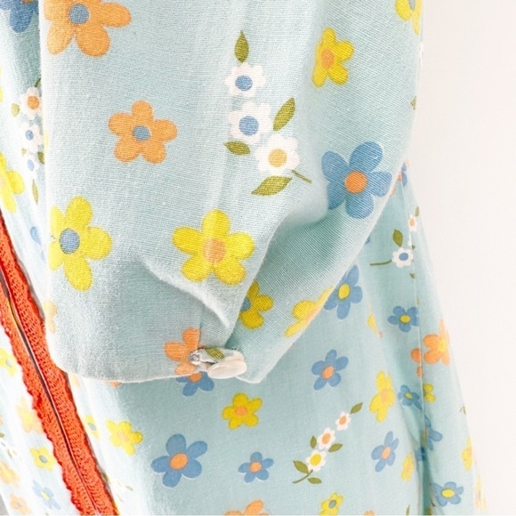 Vintage BETE INC Hawaiian Muumuu Zip Front - Picture 3 of 15